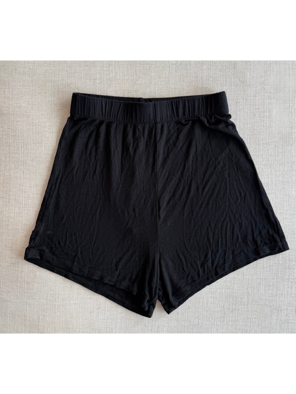 NWT SKIMS Sleep Shorts Onyx Black Pajama Lounge Women’s Size XXS